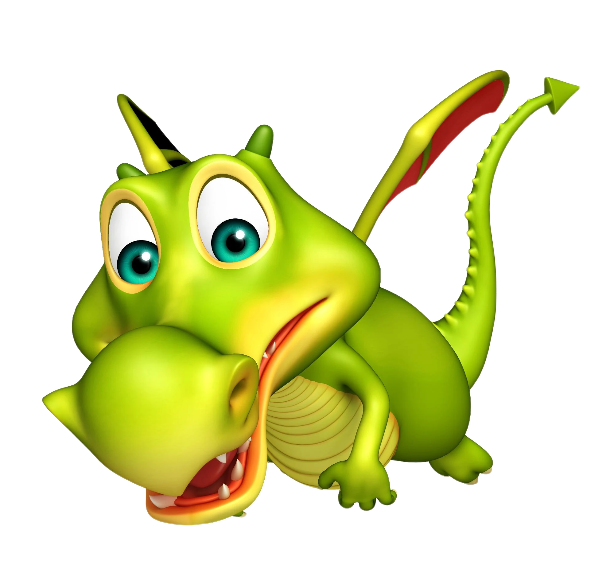 Dragon qui vole animant les pages infos pratiques et plan du site du parc d'attractions Fantassia