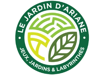 Logo jardin et labyrinthe d'Ariane à Torreilles, attractions des Pyrénées-Orientales