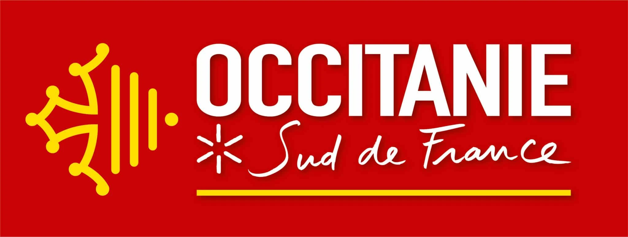Logo de la région Occitanie Sud de France, page partenaire du parc d'attractions Fantassia